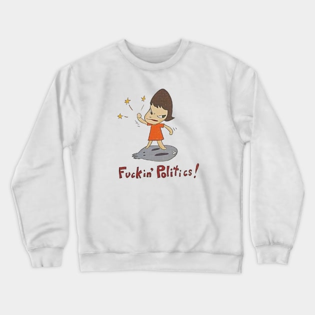 Yoshitomo Nara Fanciful Crewneck Sweatshirt by RianSanto